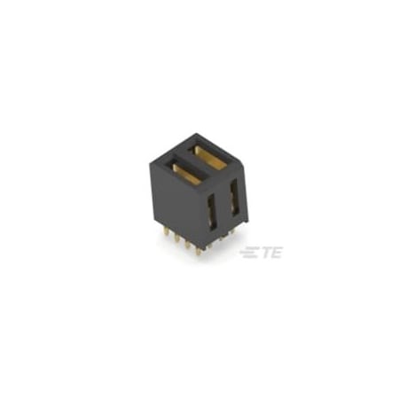 Te Connectivity MBXLE VERT RCPT 2P 1-6450869-3